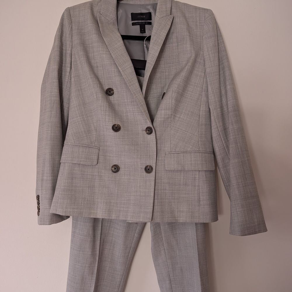 J.Crew 120's Wool Pants Suit Size 4 - Picture 2 of 11